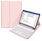 Tech-Protect SC Toll + billentyűzet védőtok, iPad 10.9" 10 / 2022 / 11" 11 / 2025 készülékhez, rózsaszín
