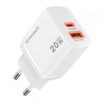 Techsuit Incarcator Retea Techsuit CH2 Duonix, 20W, 3A, 1 x USB-A - 1 x USB-C, Alb (inc/372289)