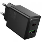 hoco. Incarcator Retea HOCO N71, 30W, 3A, 1 x USB-A - 1 x USB-C, Negru (inc/hoc/n7/30/3a/1x/1x/ne)