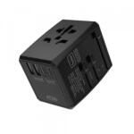 Techsuit Incarcator Retea Techsuit HHT905 Travel, 45W, 3A, 2 x USB-A - 2 x USB-C, Negru (inc/372308)