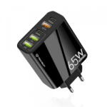 Techsuit Incarcator Retea Techsuit CHC2 PentaXPower, 20W, 3A, 3 x USB-A - 2 x USB-C, Negru (inc/372284)