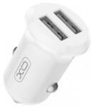 XO Incarcator Auto XO Design CC67, 12W, 2.4A, 2 x USB-A, Alb (inc/xo /cc/12/2x/al)