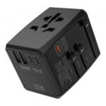 Techsuit Incarcator Retea Techsuit HHT906 Travel, 65W, 3.25A, 2 x USB-A - 2 x USB-C, Negru (inc/372307)
