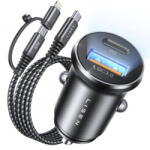 Lisen Incarcator Auto Cu Cablu USB-C / Lightning Lisen, 48W, 3A, 1 x USB-A - 1 x USB-C, Negru YL0223080035 (lis/374554)