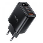 YESIDO Incarcator Retea Yesido YC69 Display, 30W, 3A, 1 x USB-A - 2 x USB-C, Negru (ysd/370222)