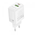 BOROFONE Incarcator Retea Borofone BN29 Fuente, 30W, 3A, 1 x USB-A - 1 x USB-C, Alb (br/370076)