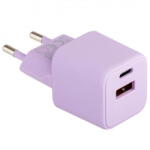 Colorum Incarcator Retea Colorum CLS30-AC-09, 30W, 3A, 1 x USB-A - 1 x USB-C, Mov (inc/col/cl/30/3a/1x/1x/mo)