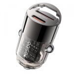 YESIDO Incarcator Auto Yesido Y68, 30W, 3A, 1 x USB-A - 1 x USB-C, Negru (ysd/370205)