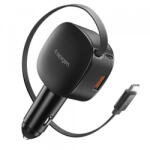 Spigen Incarcator Auto Cu Cablu USB-C Spigen EV603BT Essential, 60W, 3A, 1 x USB-A - 1 x USB-C, Negru ACP10515 (ACP10515)