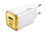 hoco. Incarcator Retea HOCO N52, 20W, 3A, 1 x USB-A - 1 x USB-C, Alb (inc/hoc/n52/20/3a/1x/1x/al)