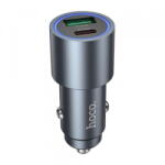 hoco. Incarcator Auto HOCO Z60, 48W, 3A, 1 x USB-A - 1 x USB-C, Negru (inc/hoc/z6/48/3a/1x/1x/ne)