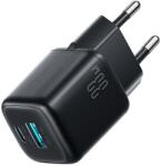 JOYROOM Incarcator Retea Cu Cablu USB-C Joyroom JR-TG7, 33W, 3A, 1 x USB-A - 1 x USB-C, Negru (inc/us/joy/jr/33/3a/1x/1x/ne)