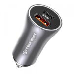 Techsuit Incarcator Auto Techsuit C3 RescueVolt, 48W, 3A, 1 x USB-A - 1 x USB-C, Gri (inc/372151)