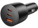 ORICO Incarcator Auto Orico PowerLink, 165W, 5A, 1 x USB-A - 2 x USB-C, Negru (ORICO-PL-165-1A2C) - dwyn