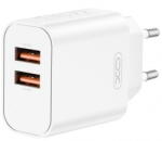 XO Incarcator Retea XO Design CE34, 12W, 2.4A, 2 x USB-A, Alb (inc/xo /ce/12/24/2x/al)
