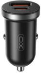 XO Incarcator Auto XO Design CC56, 30W, 3A, 1 x USB-A - 1 x USB-C, Negru (inc/xo /cc56/30/3a/1x/1x/ne)