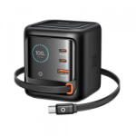Mcdodo Incarcator Statie Cu Cablu USB-C Mcdodo FreeGo CH-1391 Display, 100W, 5A, 1 x USB-A - 2 x USB-C, Negru (acc/384953)
