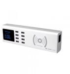 SunShine Incarcator Statie Sunshine SS-309WD QI, 40W, 2.4A, 8 x USB-A, Alb (inc/sun/ss/40/8a/8x/al)