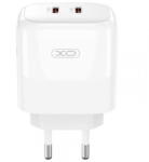 XO Incarcator Retea XO Design L140, 35W, 3A, 2 x USB-C, Alb (inc/xo/l140/35/3a/2x/al)