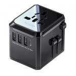 YESIDO Incarcator Retea Yesido MC10 Travel, 12W, 2.4A, 1 x USB-C - 3 x USB-A, Negru (inc/yes/mc/18/36/1x/3x/ne)