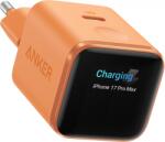 Anker Incarcator Retea Anker Nano Display, 45W, 3A, 1 x USB-C, Portocaliu A121DGO1 (A121DGO1) - dwyn