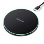 Techsuit Incarcator Retea Wireless Techsuit CHWR031 Premium, 15W, 1.67A, Negru (inc/372371)