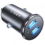 Lisen Incarcator Auto Lisen, 45W, 3A, 2 x USB-C, Negru YL0223080007 (lis/374544)