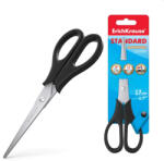 ErichKrause Foarfeca ErichKrause Standard 17 cm, lama otel inoxidabil 1.8 mm, maner ABS, neagra, pentru dreptaci (EK14861)