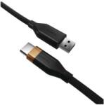 Duracell Cablu de date Duracell DRU5011A, USB-A male - USB-C male, 1 m, Black (DRU5011A)