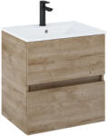 Roca Dulap cu lavoar Roca A852503808, lavoar N-Cube, montaj pe perete, lavoar inclus, tip deschidere maner, tip maner cantuit (A852503808)