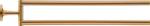 Duravit Bara prosop Duravit 0099410400, Starck T, tip instalare pe perete, numar orificii instalare 2, bronz (0099410400)