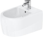 Duravit Bideu Duravit 2263150000, Qatego, montaj suspendat, preaplin, zona montaj interior, elemente fixare ascunse, alb (2263150000)