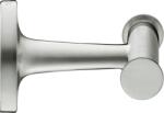 Duravit Agatatoare baie Duravit 0099307000, dubla Starck T, tip instalare pe perete, numar cuie 2, otel satinat (0099307000)