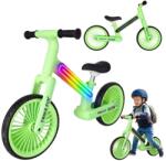 Trike Fix Drezină pentru copii cu iluminare LED, verde neon IK-KX2867_3 (KX28673)
