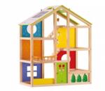 Hape Casă colorată cu mai multe etaje (OLP1088E3401) Casuta papusi