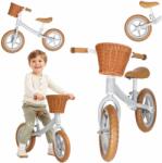 Trike Fix Bicicletă de echilibru pentru copii Trike Fix Balance cu coș, maro IK-KX2798 (KX2798)
