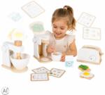  IKONKA Set de bucătărie din lemn pentru copii cu toaster, aparat de cafea și blender IK-KX2621 (KX2621) Bucatarie copii