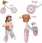 Trike Fix Bicicletă fără pedale pentru copii Trike Fix Balance cu coș, roz IK-KX2798_1 (KX27981)