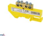 Schelinger sorkapocs 35 mm DIN sínre, átvezető, 125 A, 500 V BM-A18-TBI-8X12-04P-ZO (BM-A18-TBI-8X12-04P-ZO)