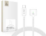 Tech-Protect Ultraboost MMC01 140W Magsafe 3 - Type-C mágneses Macbook töltőkábel 2m - fehér (TP323296)
