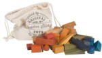 Wooden Story szivárvány építőkockák zsákban XL - 50 db (WS10)