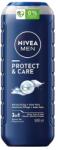 Nivea 3in1 férfi tusfürdő Protect & Care 500ml