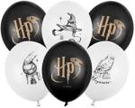 PartyDeco S. r. o Erős, mintás Harry Potter lufik - fehér és fekete