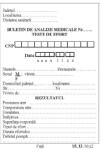  Buletin de analize medicale teste efort