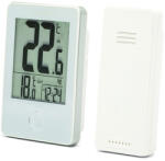 Rovision Statie meteo wireless Velamp THERM07, interior/exterior, raza 60 m, alba (THERM07)
