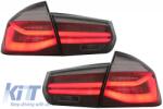 KITT Hátsó lámpa BMW 3-as F30 Pre LCI (2011-2014) piros-átlátszó LCI Design átalakító (TLBMF30RC)