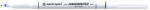 Centropen Rostirón, tűfilc 0, 5 mm, kupakos Centropen 2551 kék (225510006) - iroszer24