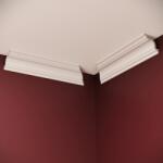 Manavi Set colt interior predebitat 45° pentru cornisa decorativa C8 Manavi, 2 bucati (MVI-C8-IN-45)