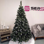 Sersimo Brad artificial nins Sersimo Lidia, 220 cm, 436 ramuri, suport inclus (U-Lidia-White-220)