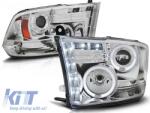  Tuning fényszóró szett Dodge Ram 2009-2018, króm alap, bal és jobb (ABDOHX6010543)